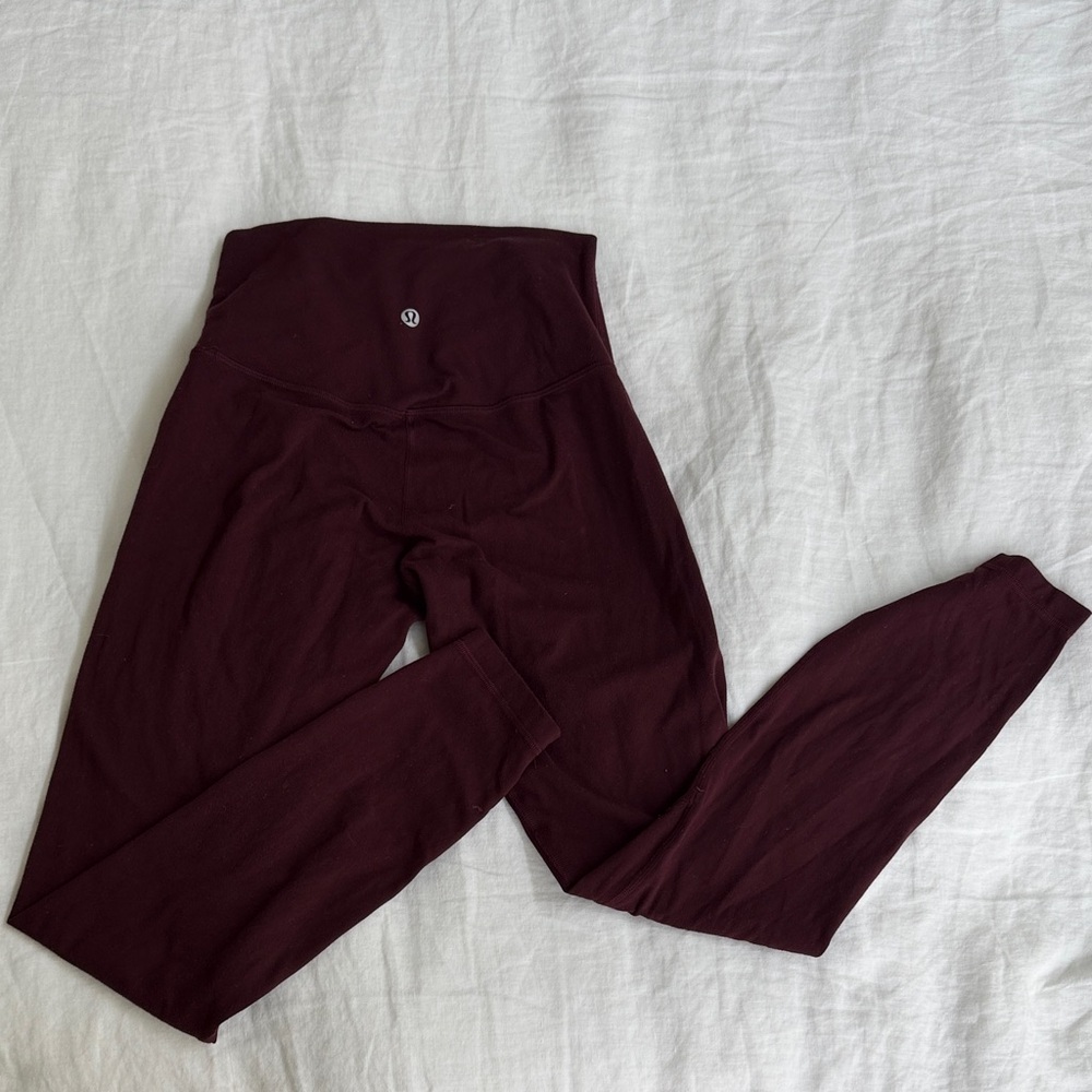 Lululemon 25” mulberry leggings - Picture 2 of 2